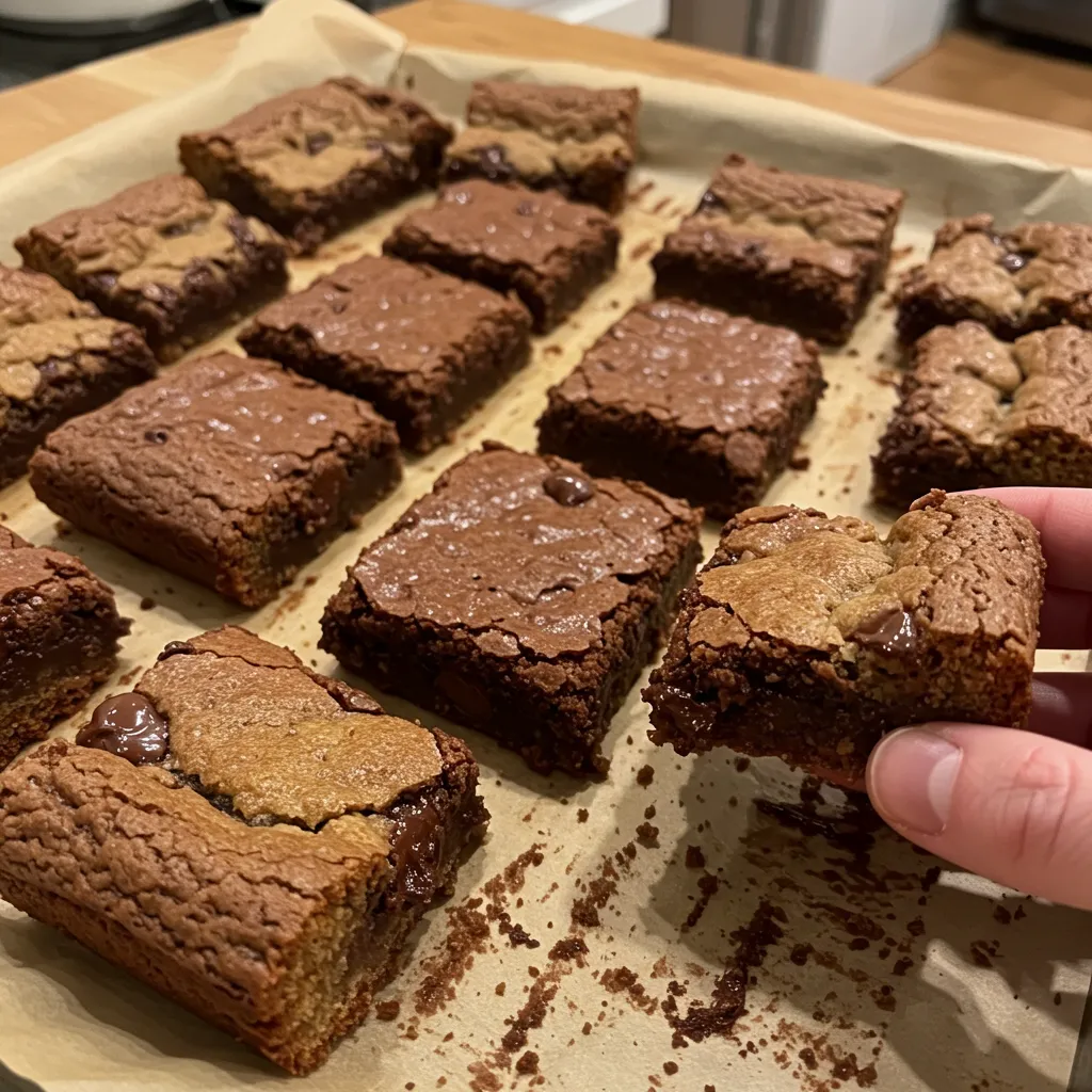 BEST RECIPE for Fudgy Chewy Brookies